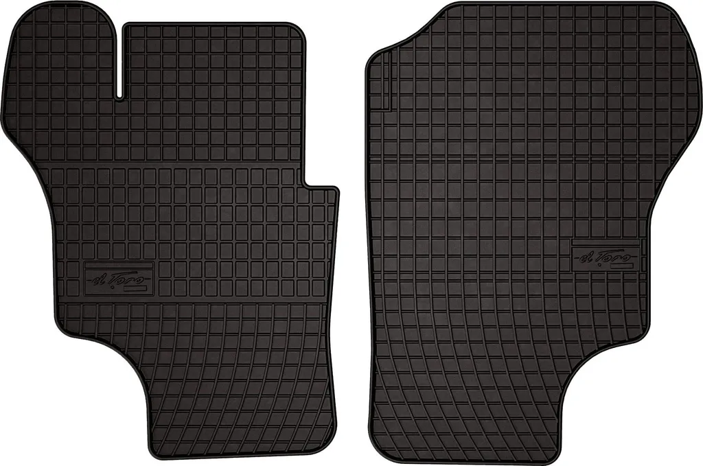 Tappeti in Gomma Protettivi VW T3 1979-1992 - Kit 2 Pezzi Nero