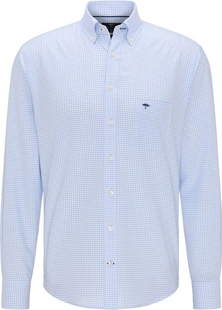 Košile Fynch Hatton Supersoft Oxford s bílou kostkovanou Obrázek produktu 