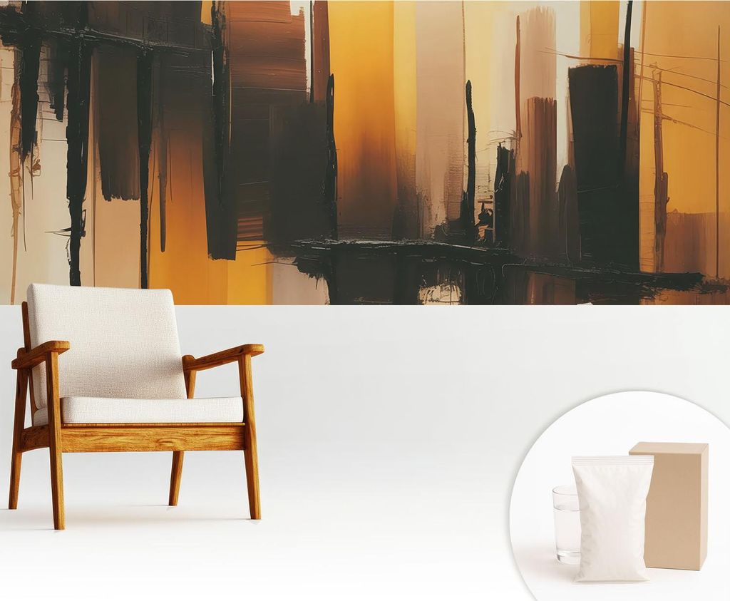 Fototapete - 250x104 cm - Tapete - Wandtapete - Wandbilder - Dekofolie - Tapete Folie - Wand - Dekoration - Wohnzimmer - Vertikale Streifen