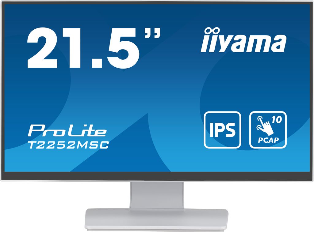 iiyama ProLite T2252MSC-W2, LED-Monitor, (FHD, IPS, Touchscreen, HDMI)