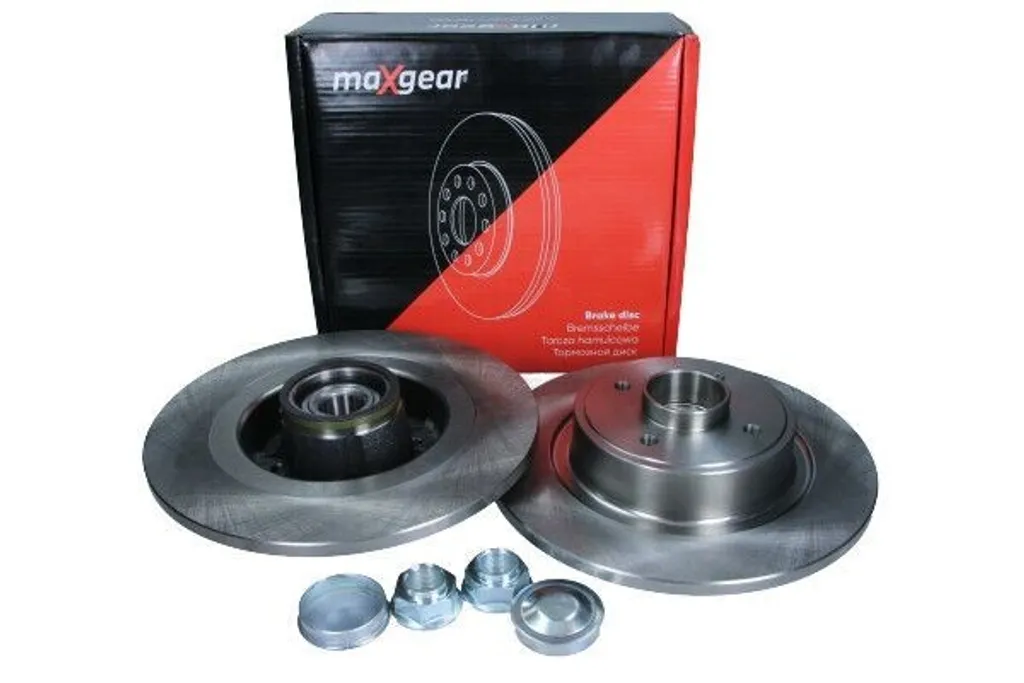 2 Disques de Frein Arrière MAXGEAR 19-1966 pour Renault Scénic II 274mm