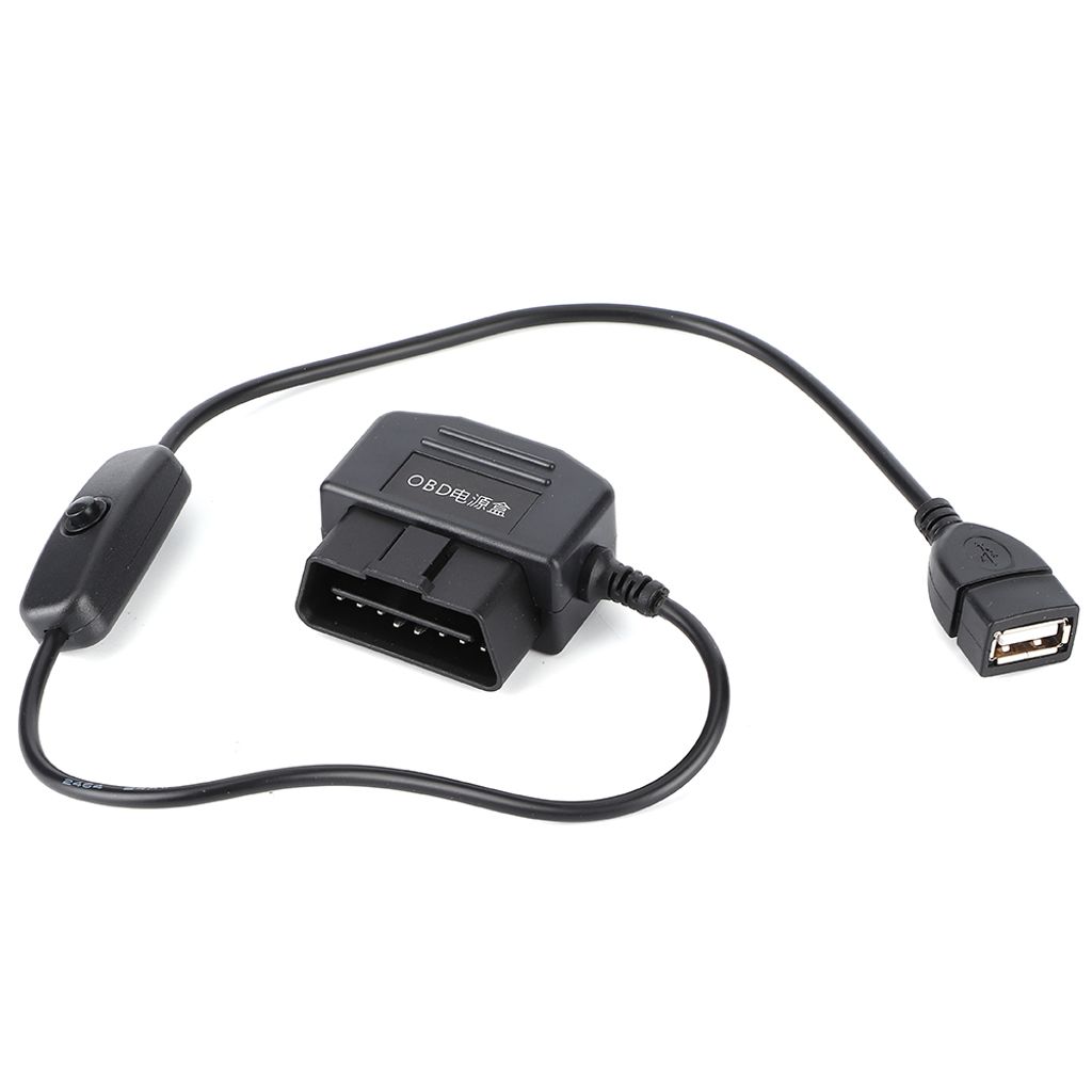 18,7-calowy kabel ładujący OBD2 USB z 16-stykowym złączem Zdjęcie produktu 