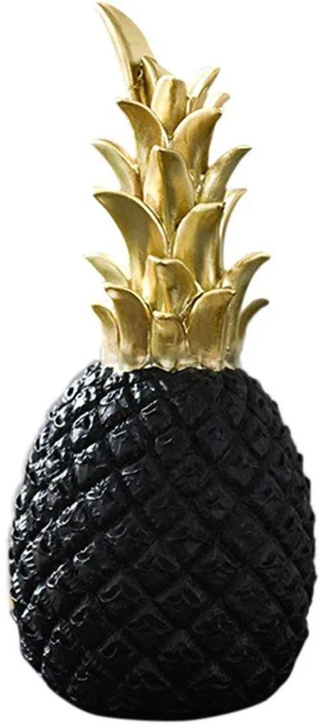 Aménager un aquarium moderne avec cet ananas décoratif bleu chic et or