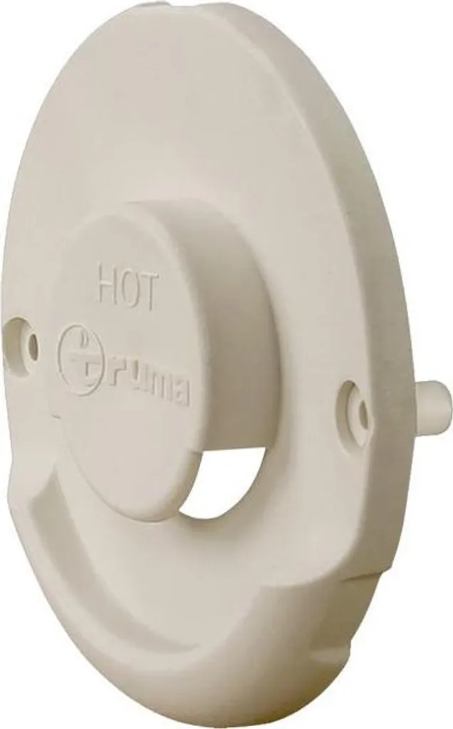 Sortie de cheminée latérale Truma Zr80 blanc crème pour chauffage gaz