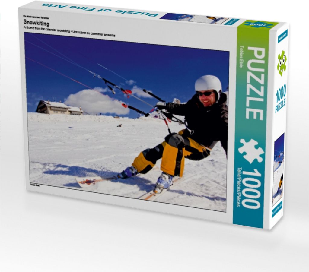 Calvendo Ein Motiv aus dem Kalender Snowkiting 1000 Teile Puzzle quer 640x480mm, Eble Tobias; 7291333