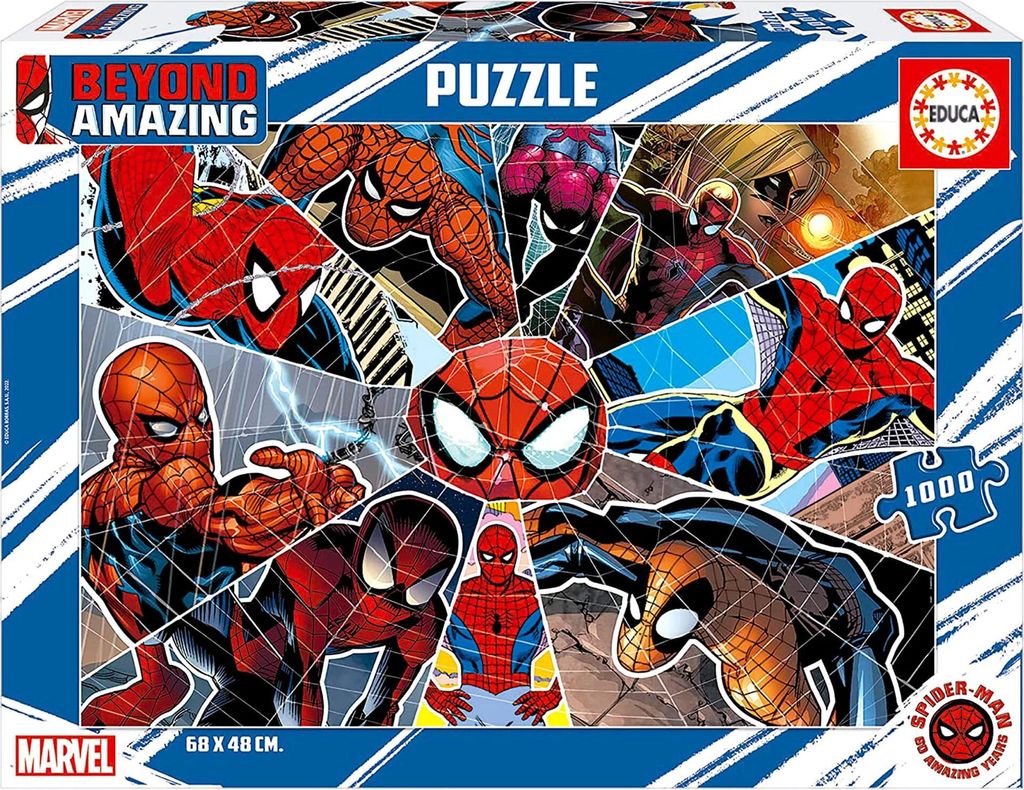 Educa Puzzle Spider-Man Beyond Amazing 1000 Teile Karton