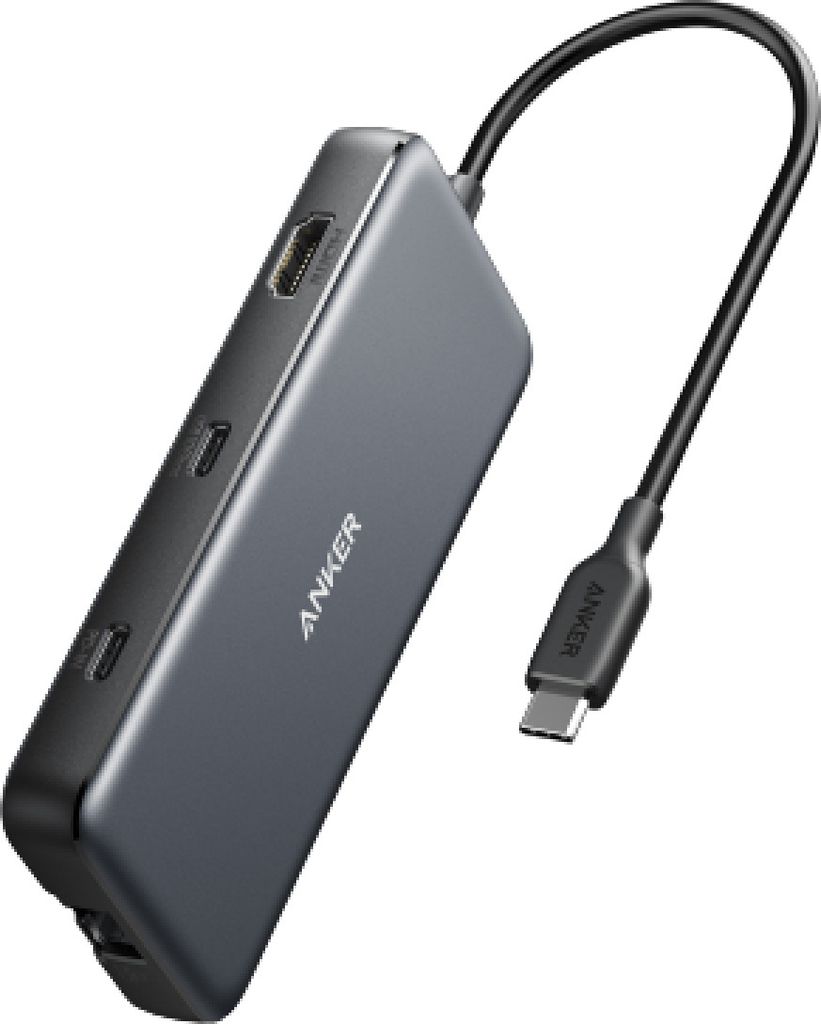 Anker 555 USB-C Hub (8-in-1) Schwarz Produktbild 