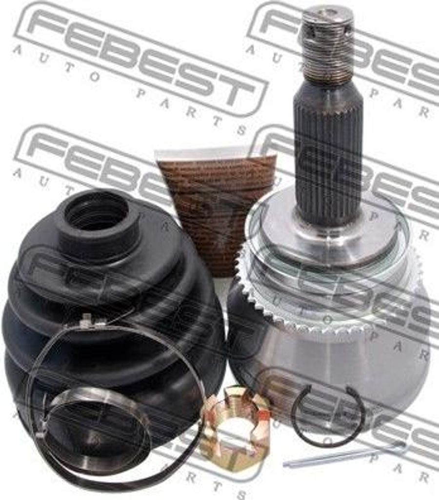 FEBEST 0410-V75RA50 Gelenksatz, Antriebswelle OE MR528647 kompatibel mit Pajero