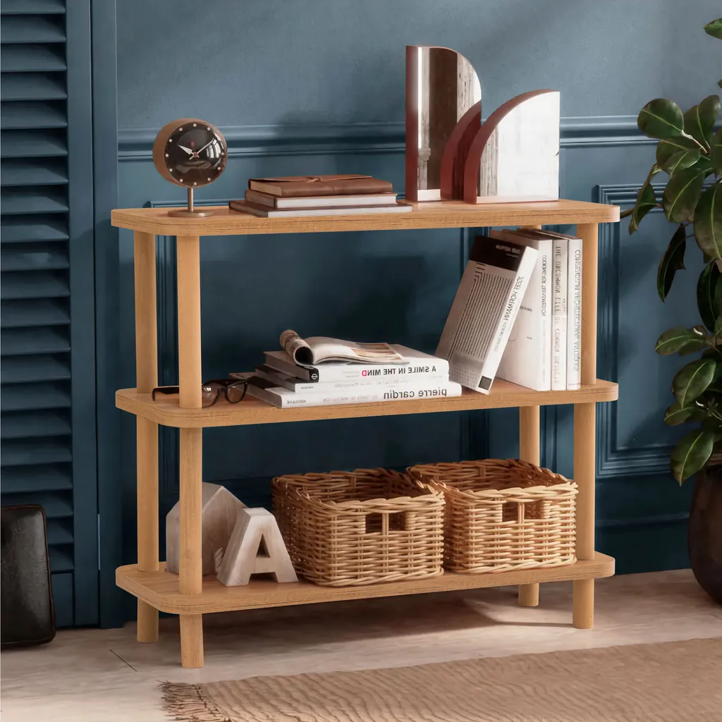 Bibliothèque Step Skye Decor en pin atlantique - Rangement 3 niveaux