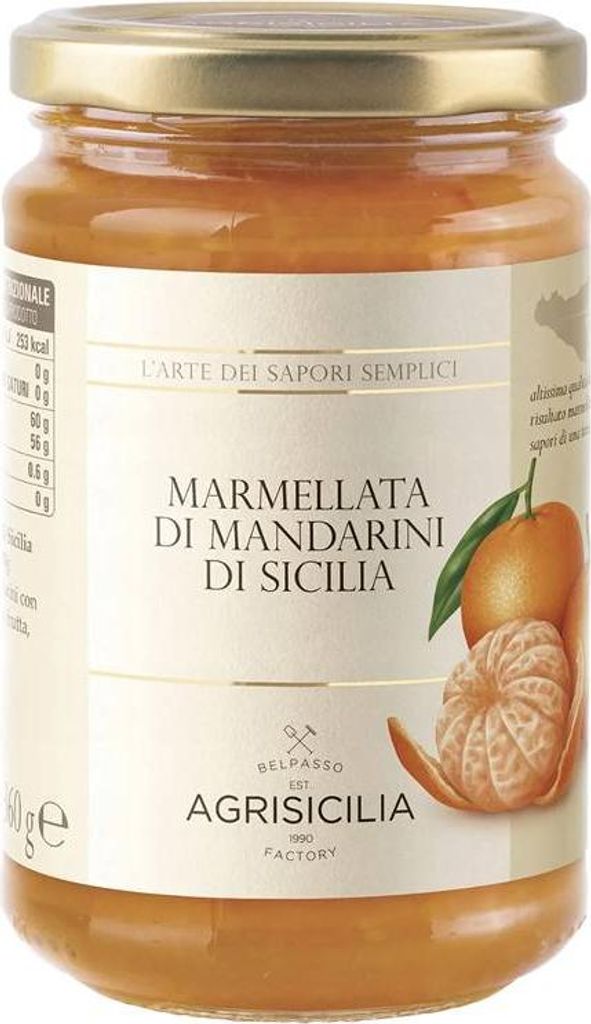 Agrisicilia Marmellata Mandarini di Sicilia 360 g italská Obrázek produktu 