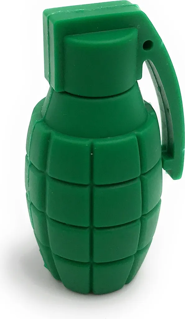 Clé USB 3.0 128 Go Grenade Verte : Stockage Sécurisé et Design Antichoc
