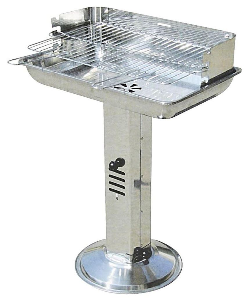 Gril à colonne en acier inoxydable Gril de jardin Gril à Image du produit 