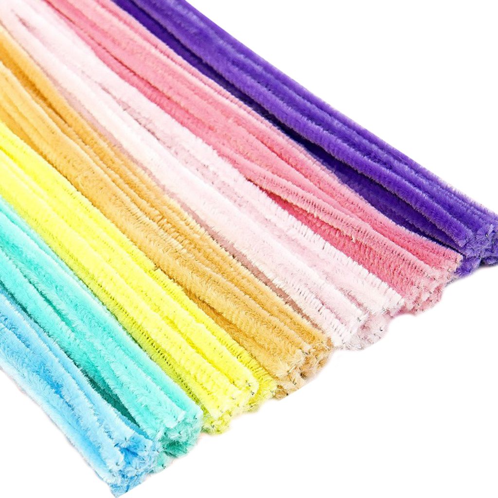 200pcs farbenfrohe Twisting -Sticks für DIY -Handwerk flexibler langlebiger Eisendraht perfekt für Kindergartenfraßen Spaß-F