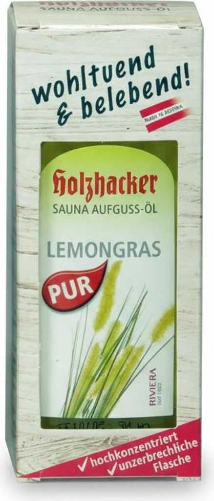Holzhacker Sauna Aufgussoel Lemongras 75 ml Produktbild 