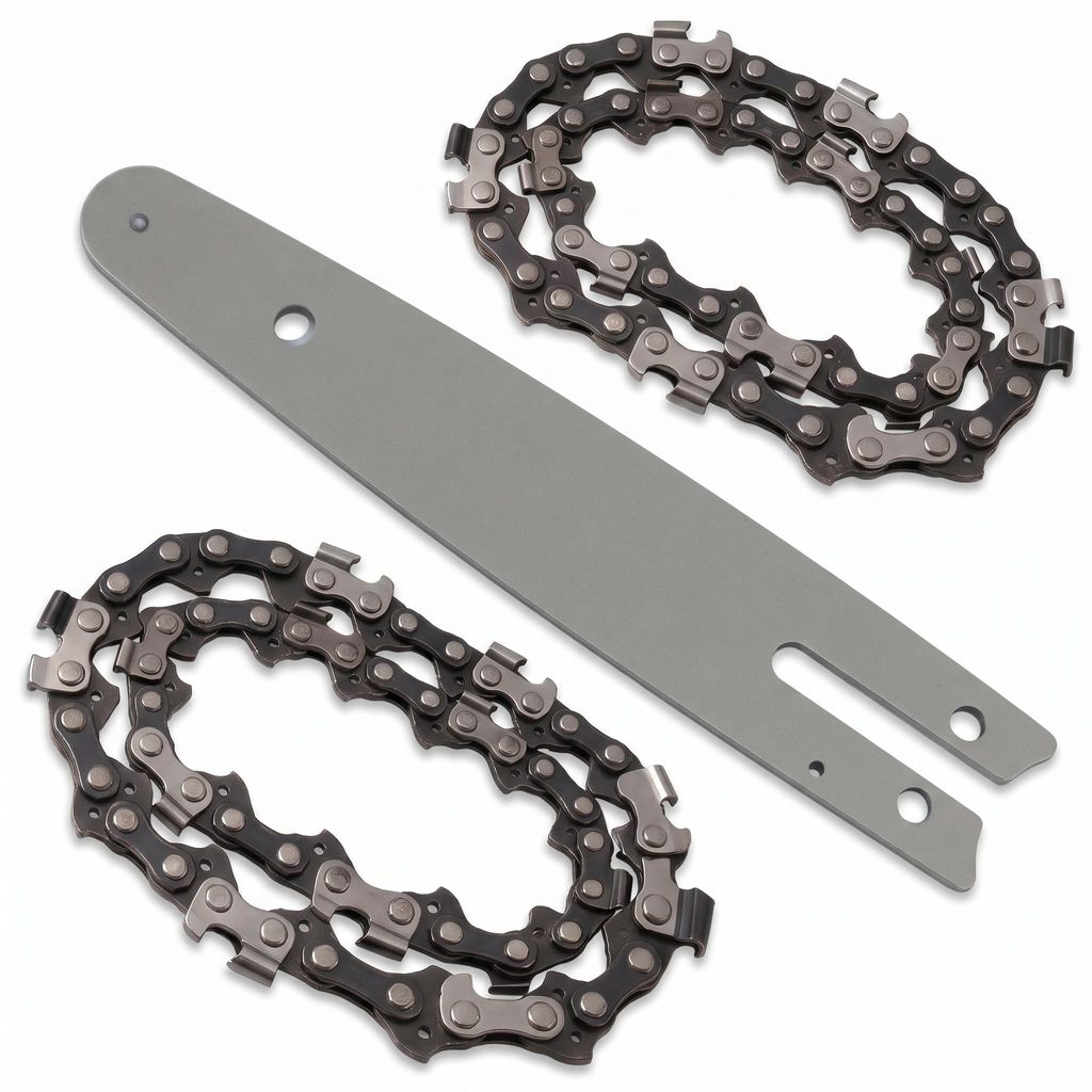 Catena e Barra di Ricambio per Mini Motosega 6" e 8" - 2 Immagine del prodotto  Immagine generata dall'IA