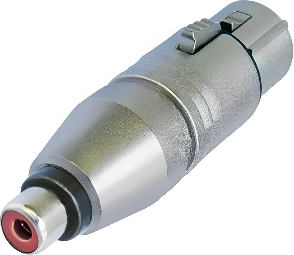 Neutrik XLR-F a RCA Femmina: Adattatore di Bilanciamento per DJ e Live