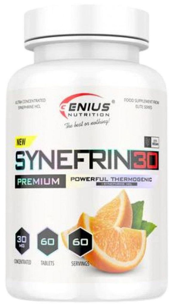Synefrin30 Nahrungsergänzungsmittel vegan, 30mg Synephrin HCL aus Bitterorange, mit Vitamin C, für Gewichtskontrolle & Sport