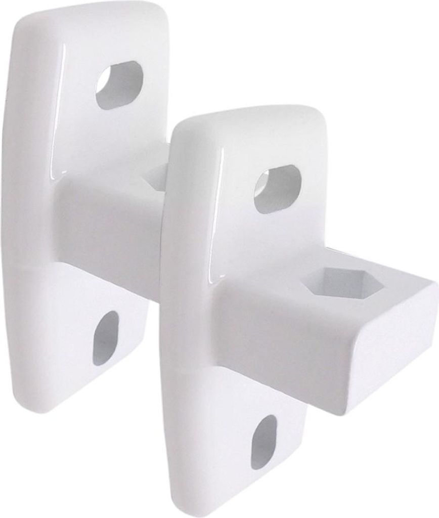 Micel Markisenstütze TLD02 Weiß 4,4 x 3,82 x 8,6 cm Wand 2 Stück