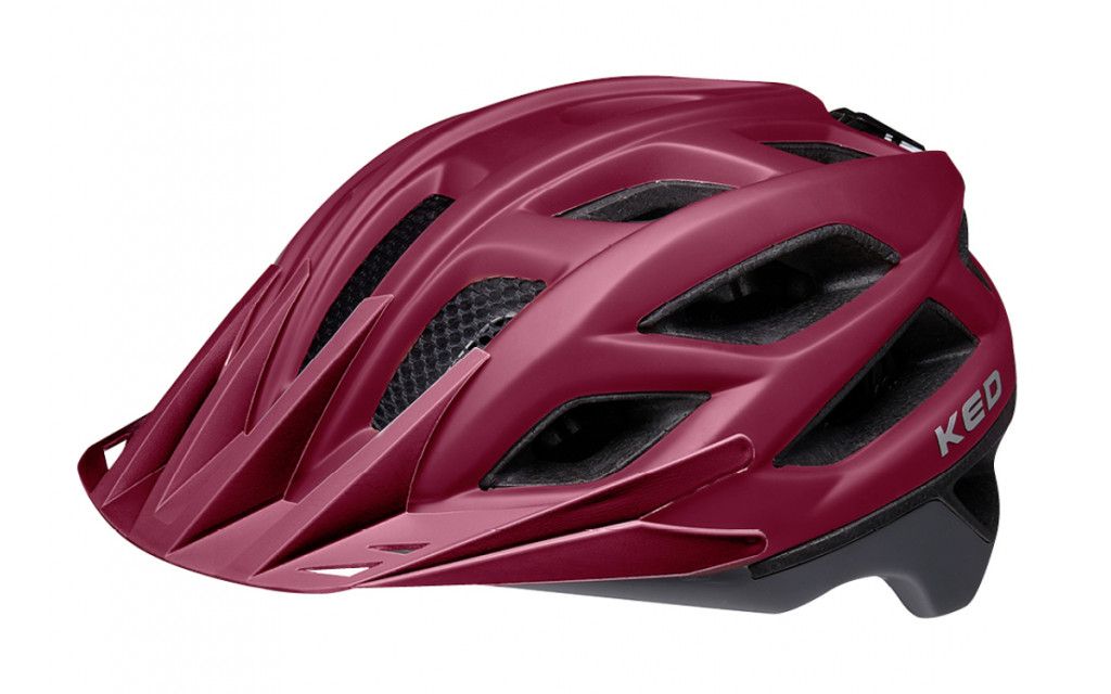 KED Fahrradhelm Companion (2021), merlot grey matt, L 55-61 cm