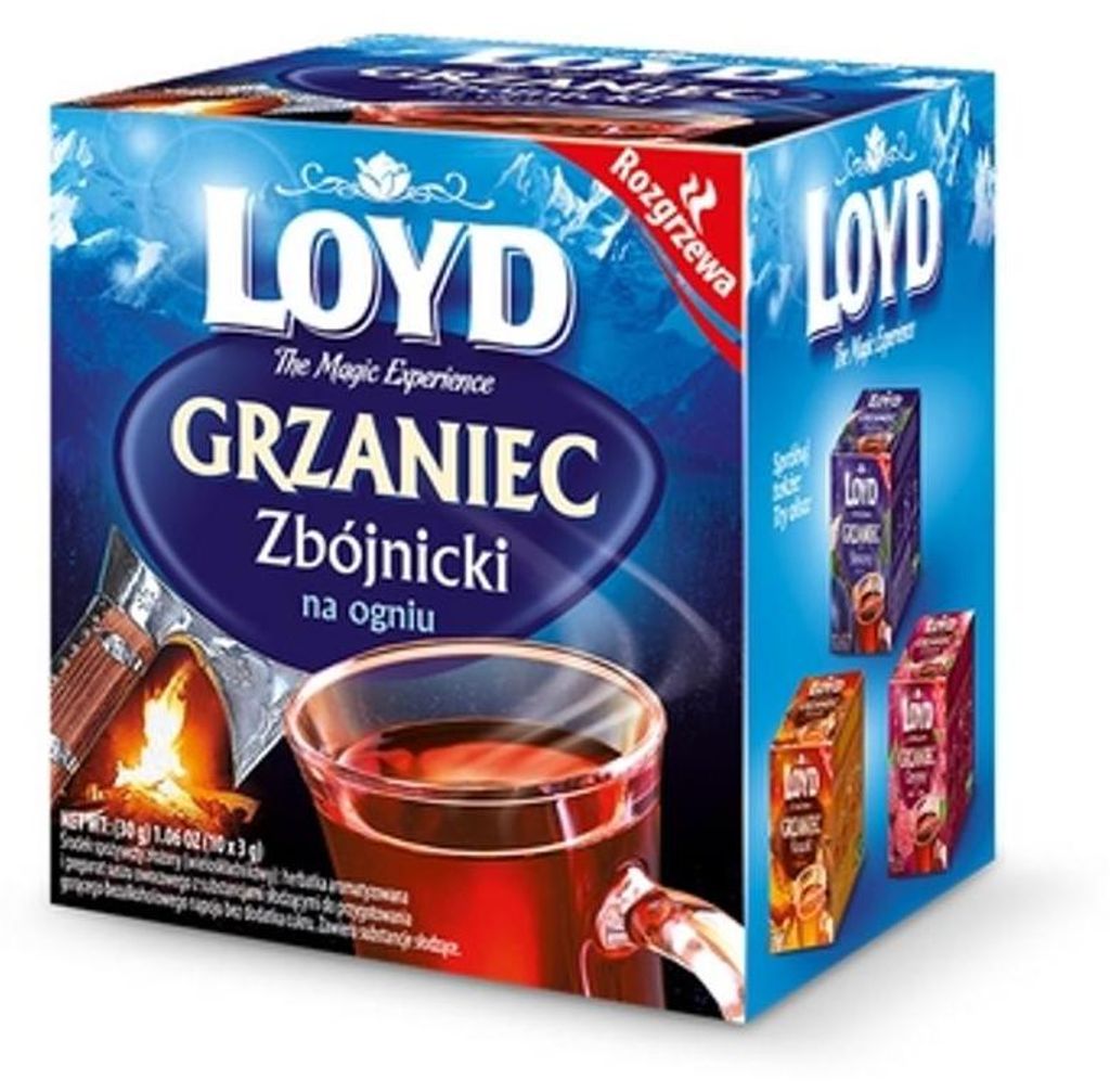 Herbata owocowo-ziołowa Loyd Grzaniec Zbójnicki 10 torebek