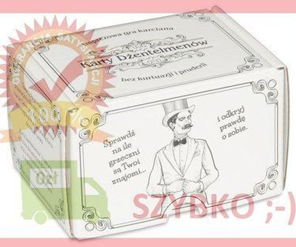 Cartes de messieurs Image du produit 