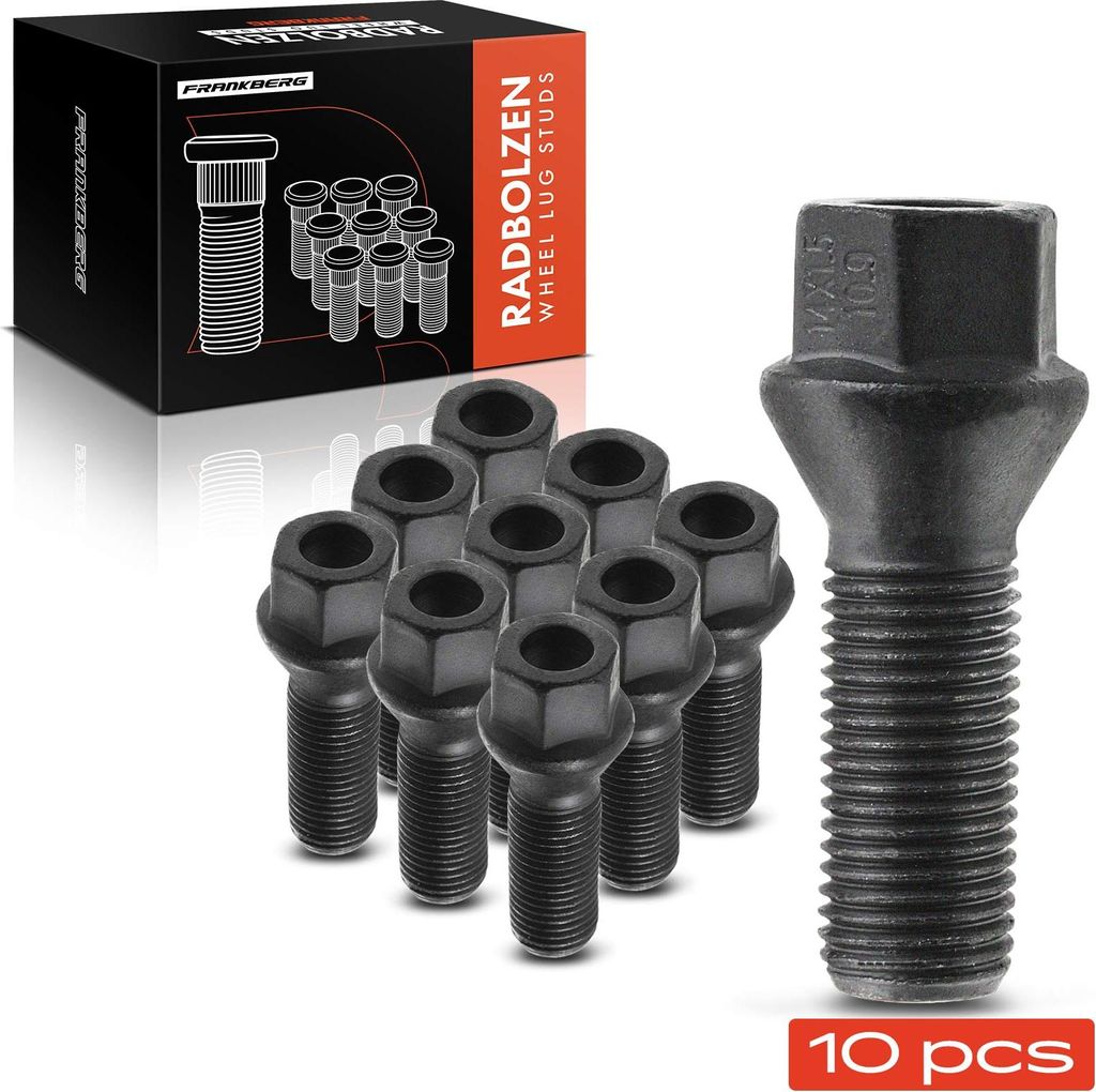 Frankberg 10x Radschraube für BMW 7er E65 E66 E67 X3 E83 3.0L 4.0L