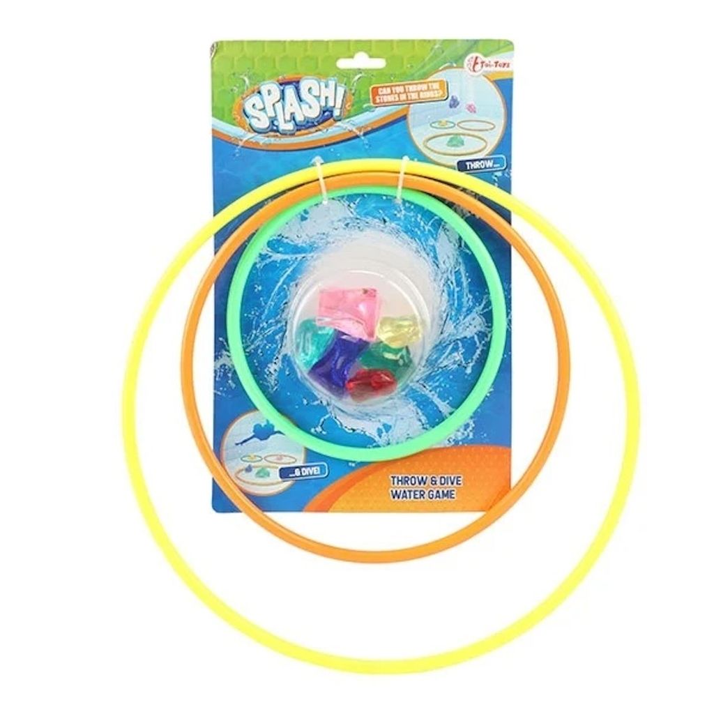 Toi-Toys - SPLASH Ringwurfspiel für Unterwasser (Tauchspiel) Wasserspielzeug Wasserspiel