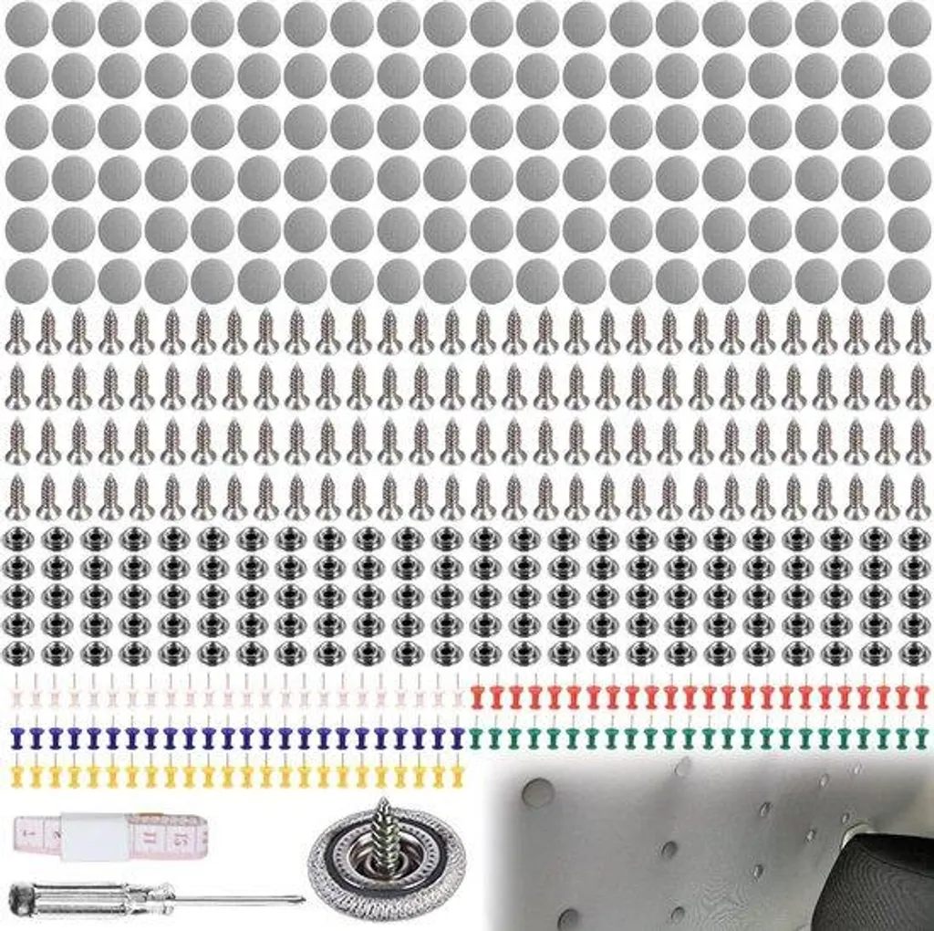 Réparer une fuite de toit : kit 120 clous étanches et outils de pose