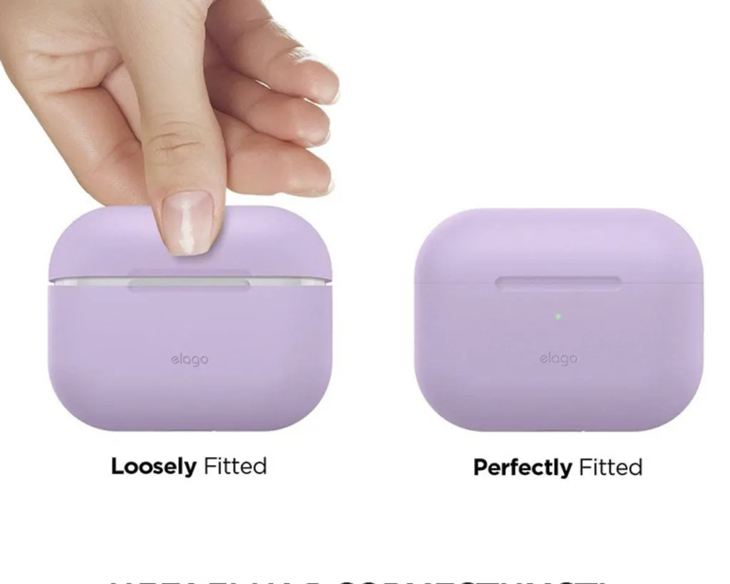 Miglior Prezzo Elago Custodia AirPods Pro 2 Silicone Lavanda - 2