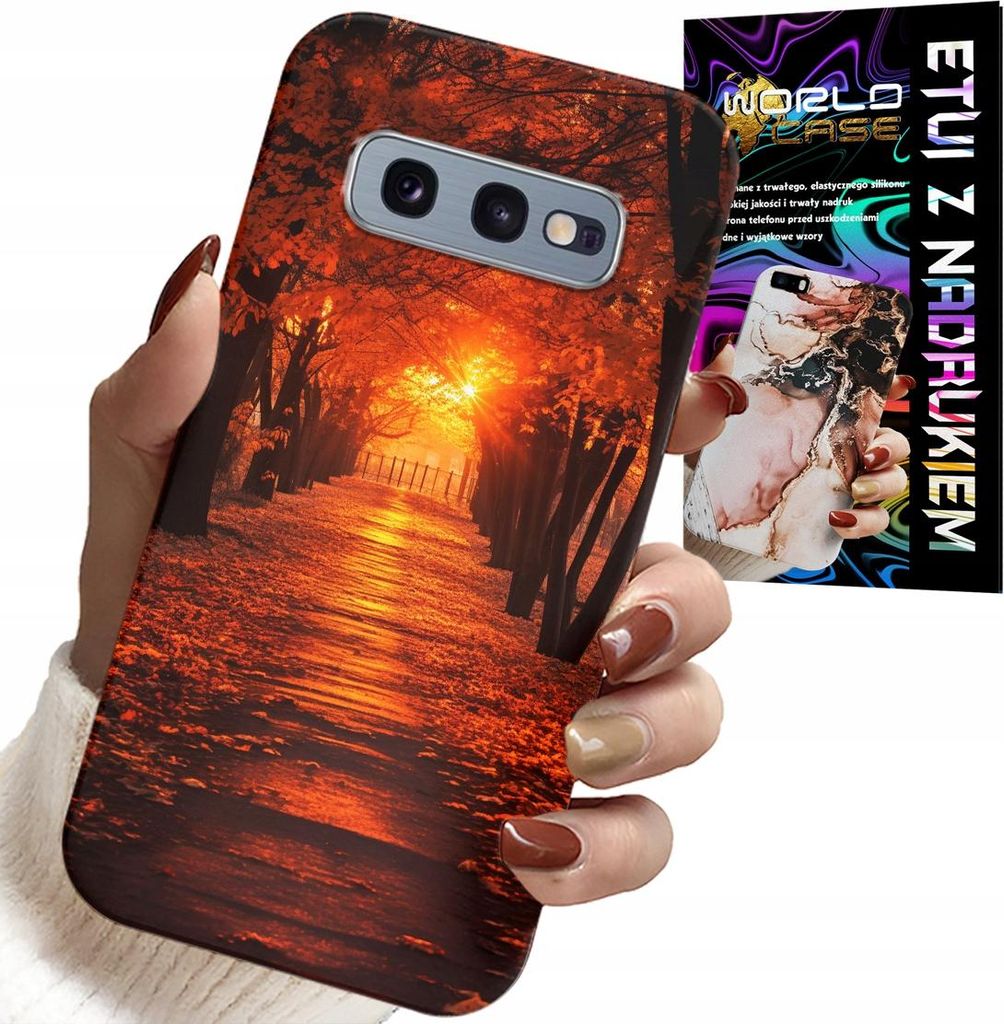 Fall Für Samsung Galaxy S10E - Park, Herbst, Fallende Blätter, Zurück
