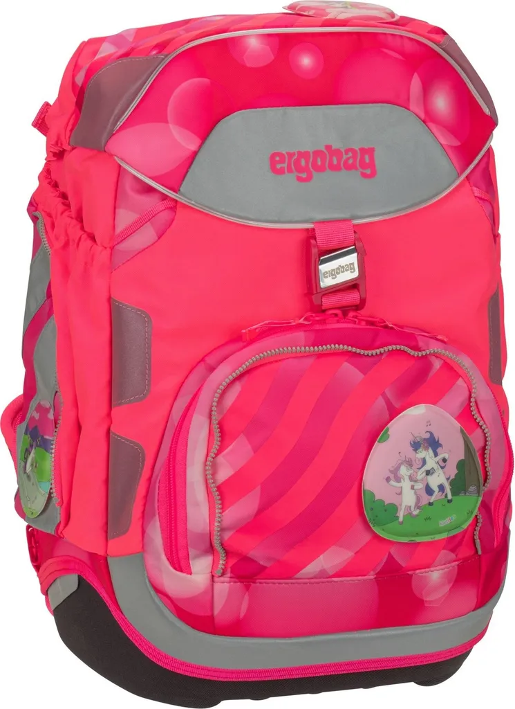 Fini le mal de dos avec le Sac d'école ergobag Neon Pack-Set Ergonomique - 18