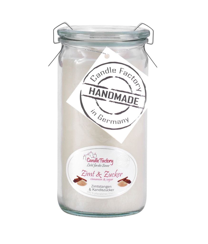 Candle Factory Mini Jumbo Zimt & Zucker Duftkerze Dekokerze Produktbild 