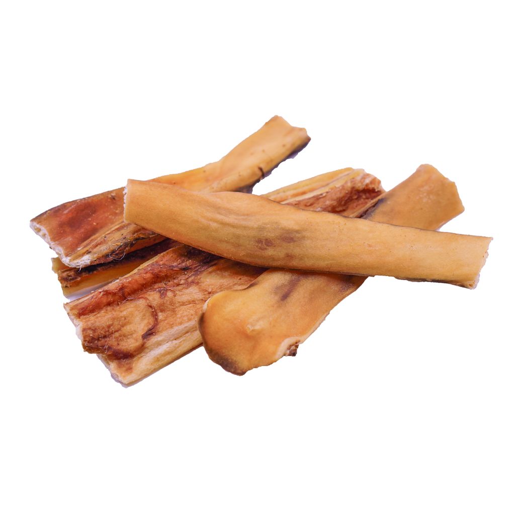 mascota vital - Rinder-Kopfhaut für Hunde – Natürlicher, getrockneter Kausnack, extra hart für Langen Kauspaß, unterstützt Zahnpflege & Kaum...