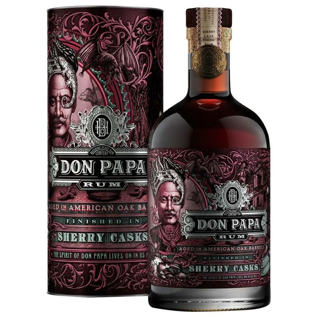 Don Papa Sherry Cask Rum, 45% Vol. 0,7 l Immagine del prodotto 