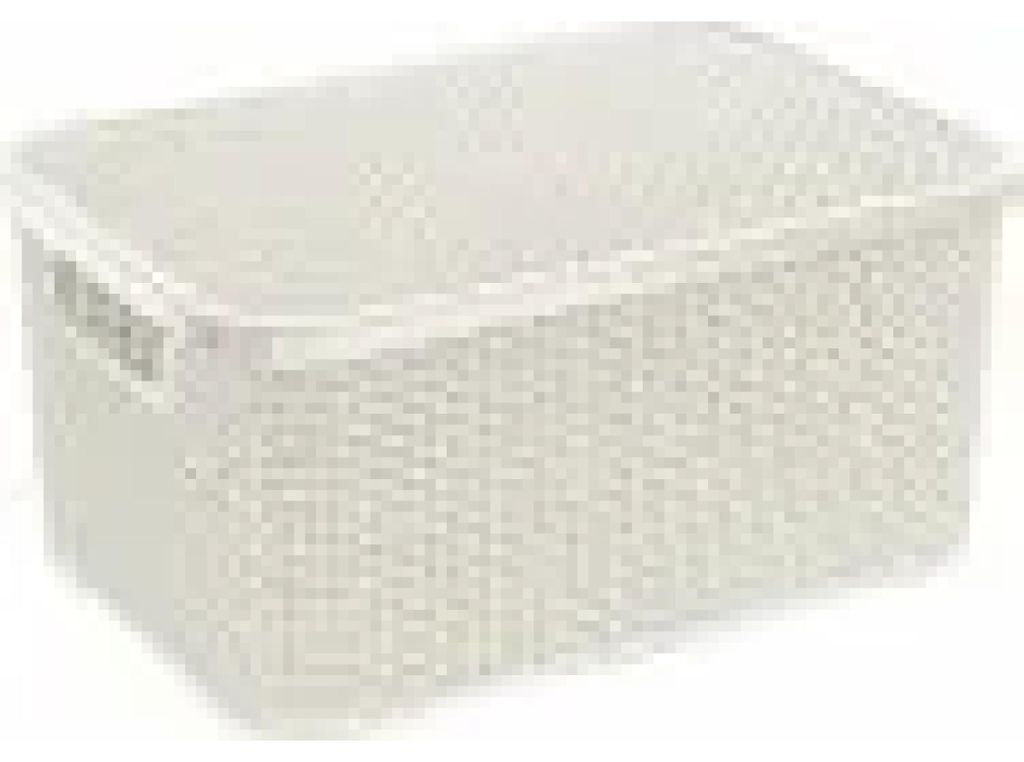 Cesta de mimbre de 7 litros - color blanco antiguo Imagen del producto 