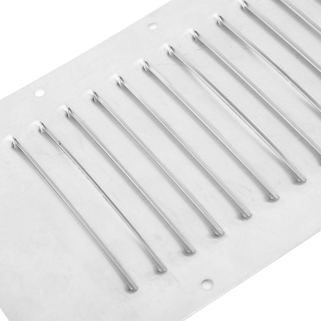 Boots-Lüftungsgitter, rostfrei, 304 Edelstahl, Marine-Lüftungsgitter-Abdeckung mit Schrauben für Yachten, Wohnmobile, 230 x 125 mm/9,1 4,9 Zoll