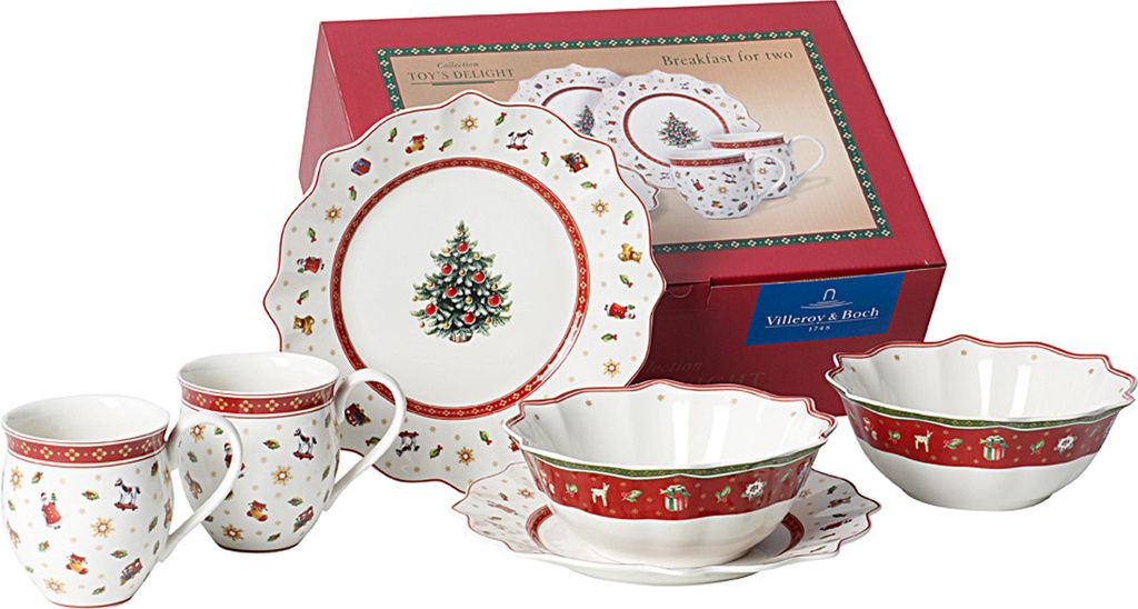 Villeroy & Boch Toy's Delight Breakfast for 2 weiss, Set Produktbild 