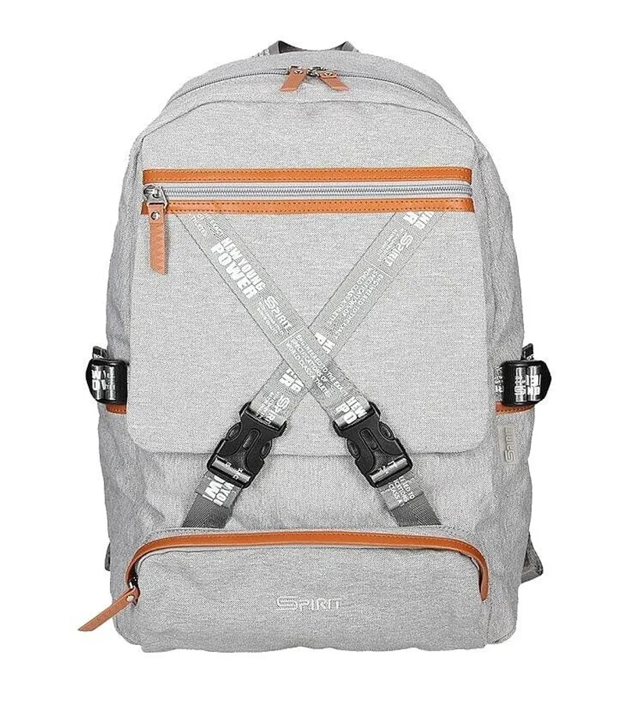 Sac à dos noir Spirit Teenager 01 léger et résistant pour vos activités