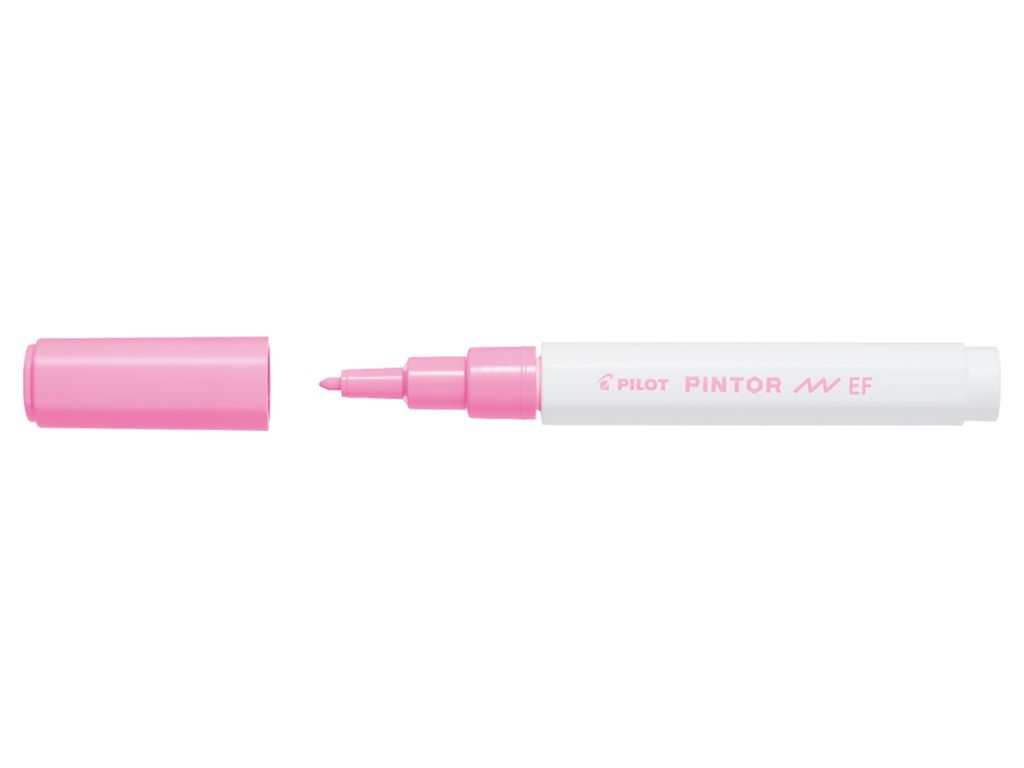 PILOT PINTOR Kreativmarker - Marker-Stift, Fein 0.7mm, Farbe Pink