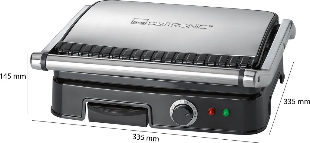 Gril de table Clatronic KG 3487 pour cuisiner sainement sans graisse - 4