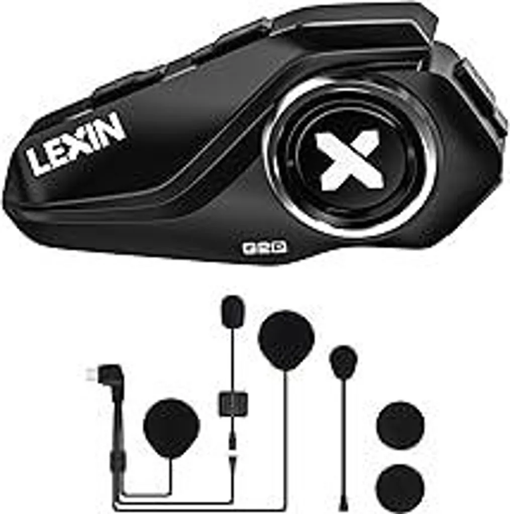 Interfono Moto LEXIN G2P Bluetooth 5.3: Comunicazione 6 Rider 1000m