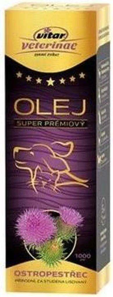 VITAR Veterinae Olio Cardo Mariano 1L | Detox Naturale Cane e Gatto