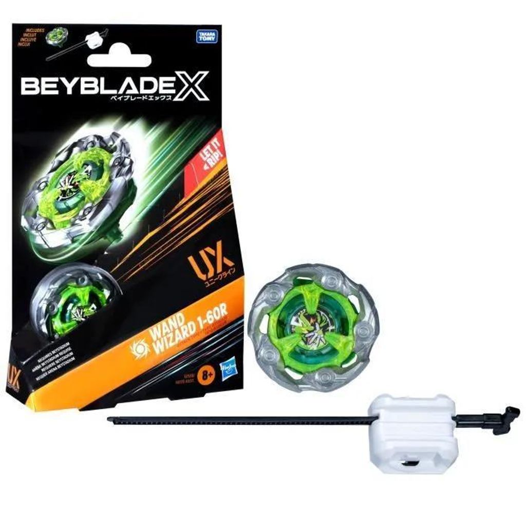 HASBRO Beyblade X Starter Pack Wand Wizard 1-60R UX G1538