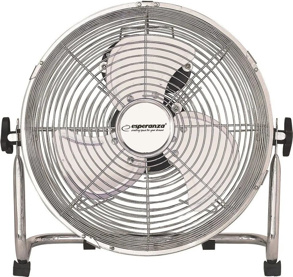 ESPERANZA EHF005 Scirocco Ventilateur de circulation 12'' Chrome 50W
