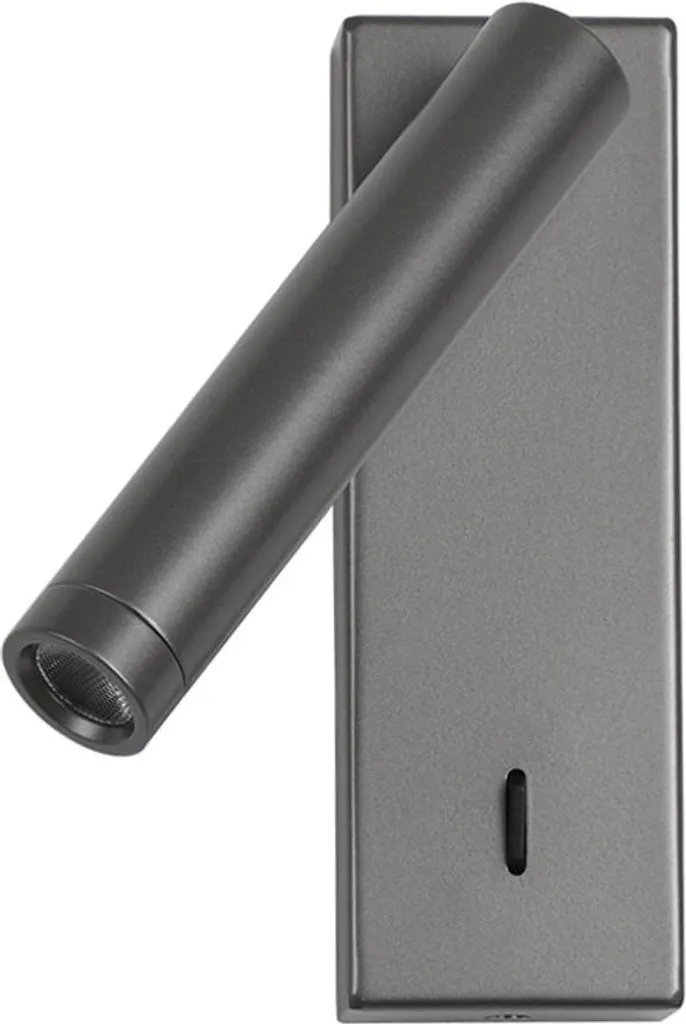 Applique murale LED CALI gris 2,5W pour sécuriser vos zones sombres design