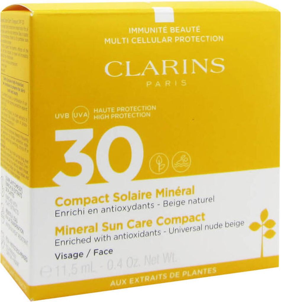 Clarins Compact Solaire Mineral SPF30 - Naturbeige 11,5 ml Produktbild 