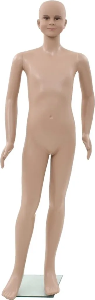 Mannequin de vitrine enfant 110 cm vidaXL avec support transparent