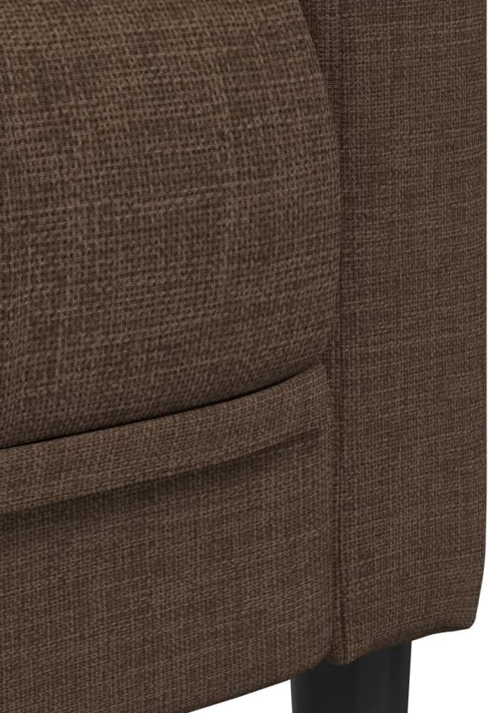 Design Sofa 2-Sitzer Braun Stoff, Schlafsofas 2024 Neu Produktbild 7