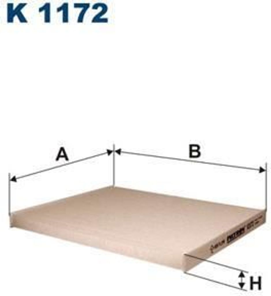 Filtr kabinowy FILTRON K 1172 Zdjęcie produktu 