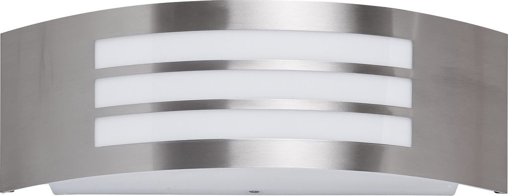Rabalux 8410 Außenwandleuchte Roma, E27, silber-weiß, Produktbild 